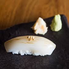 ika abouri nigiri (grilled squid ) per piece