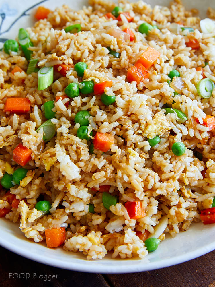 Fried rice with vegetables