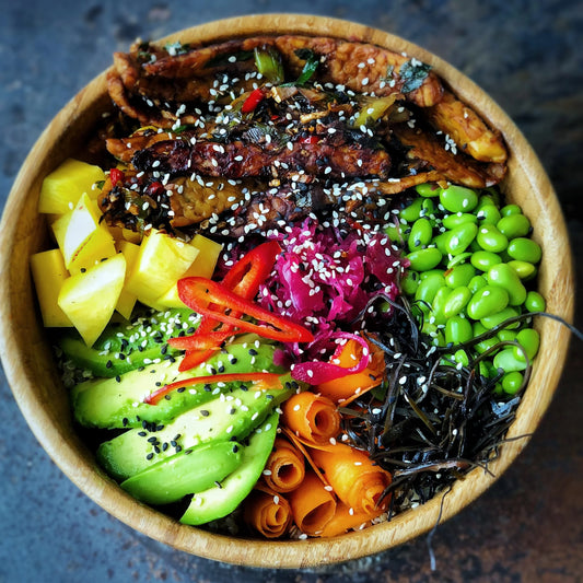 Vegetrian poke bowl