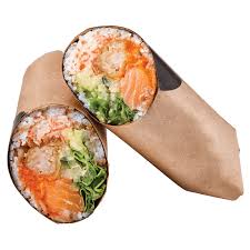 mix sea food Sushi Burrito